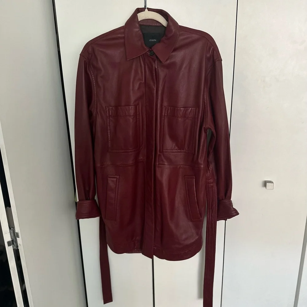 JOSEPH Jent Leather Jacket - Picture 9 of 9